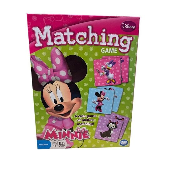 Disney Other - Disney Minnie Mouse Matching Memory Game Preschool Ages 3+ Wonder Forge 2014